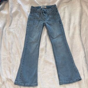 Girls Rock&Roll Light Wash Flare Jeans